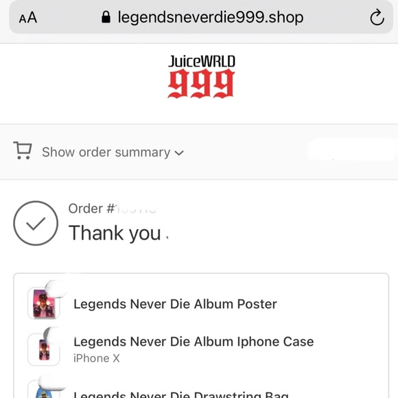 Juice WRLD Legends Never Die Album Poster 12”x 18” - Picture 3 of 4